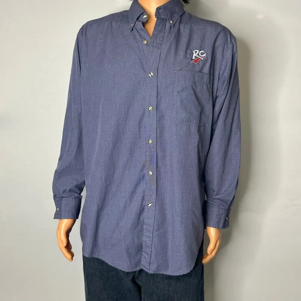 Vintage RC Cola Royal Crown Cola Men’s XL Uniform Shirt Riverside Embroidered